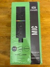 Streamplify MIC RGB Microphone with Mounting Arm and Pop Filter