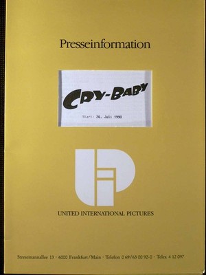 Cry Baby - Johnny Depp - Kim McGuire - Amy Locane - Traci Lords - Presseheft