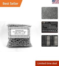 1 Pound Bright Aluminum Chainmail Jump Rings 16G 5/16" ID 3000 Rings