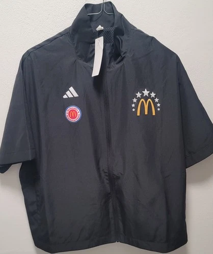 Adidas X Mcdonald’s All American Zip Up Shooter Warm Up SS NWT Black Medium