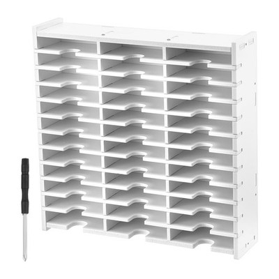36 Slots Ink Pad Printing Storage Box Large Capacity Items Plastic Racks for ...
