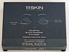 NEW 111 Skin Celestial Black Diamond Eye Mask -8 PACK BOX