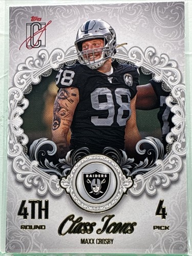 2025 Topps Signature Maxx Crosby Base (RAW)