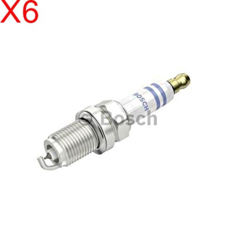 BOSCH Spark Plug 6 pcs For FORD Escort Mk VI PORSCHE 911 GAL 2.0-4.5L 1992-2012