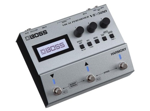 Boss Vocal Performer VE-500 Pedale vocale multieffetto / Argento - Foto 7 di 7