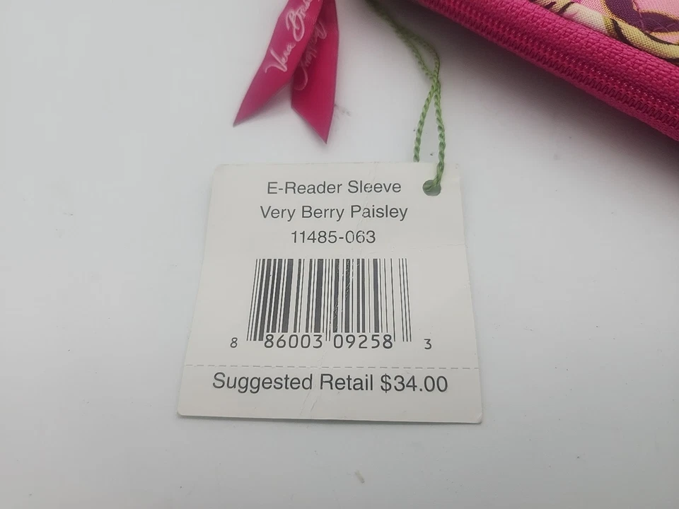 Vera Bradley Tablet Sleeve retired 9x7” for i pad mini, kindle, nook, etc NWT - Image 3 of 4