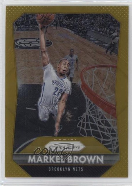 2015-16 Panini Prizm Gold Prizm 10/10 Markel Brown #198