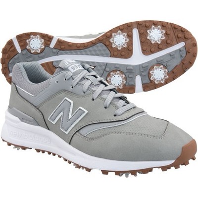 NEW Mens $120 NEW BALANCE 997G Golf Shoes Gray White 13 WIDE