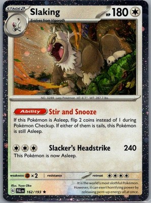 Slaking (Cosmos Holo) Rare Miscellaneous Cards & Products 162/193 NM