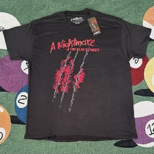 Image of A Nightmare On Elm Street T-Shirt Brand New Size XL Black