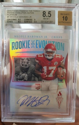 2019 Panini Passing the Torch Silver 1/1  Mecole Hardman Jr #RE-MH Auto RC  