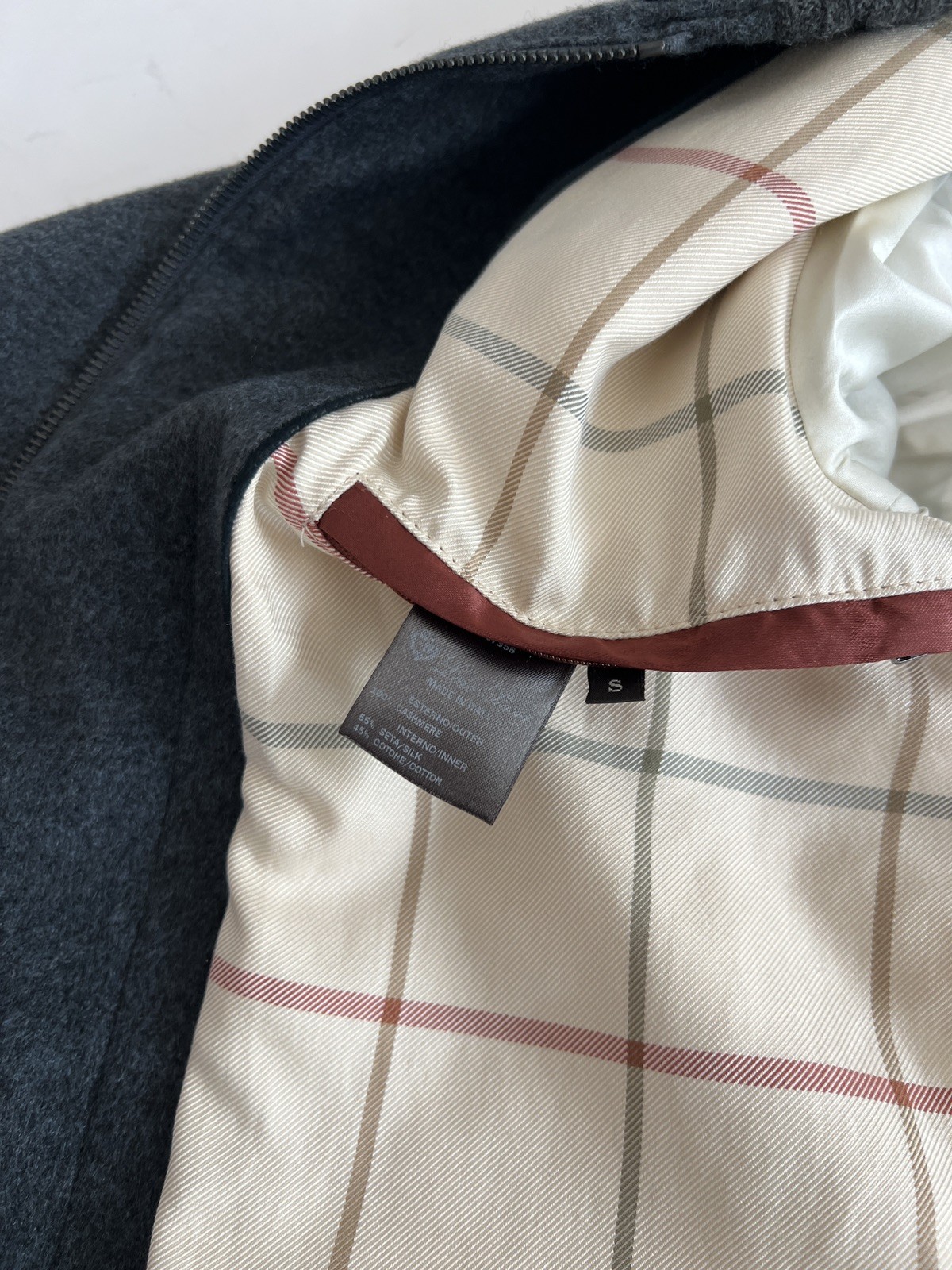 Loro Piana Grey Cashmere Jacket Blazer Grey Size Small Tailored Luxury image 10