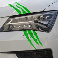 Devil Cut Autoaufkleber Krallen Aufkleber Sticker Tuning Folie 6510 Neon Grün