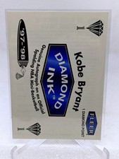 1 point Kobe Bryant 97/98 Basketball Card Fleer Diamond Ink