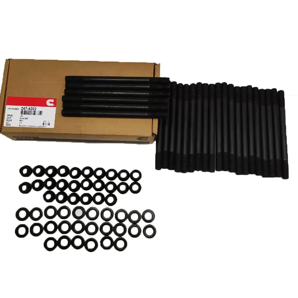 NEW Diesel Cylinder Head Stud Kit For 98-18 Dodge 24v 5.9L Cummins 6.7L 247-4202 - Image 2 of 4