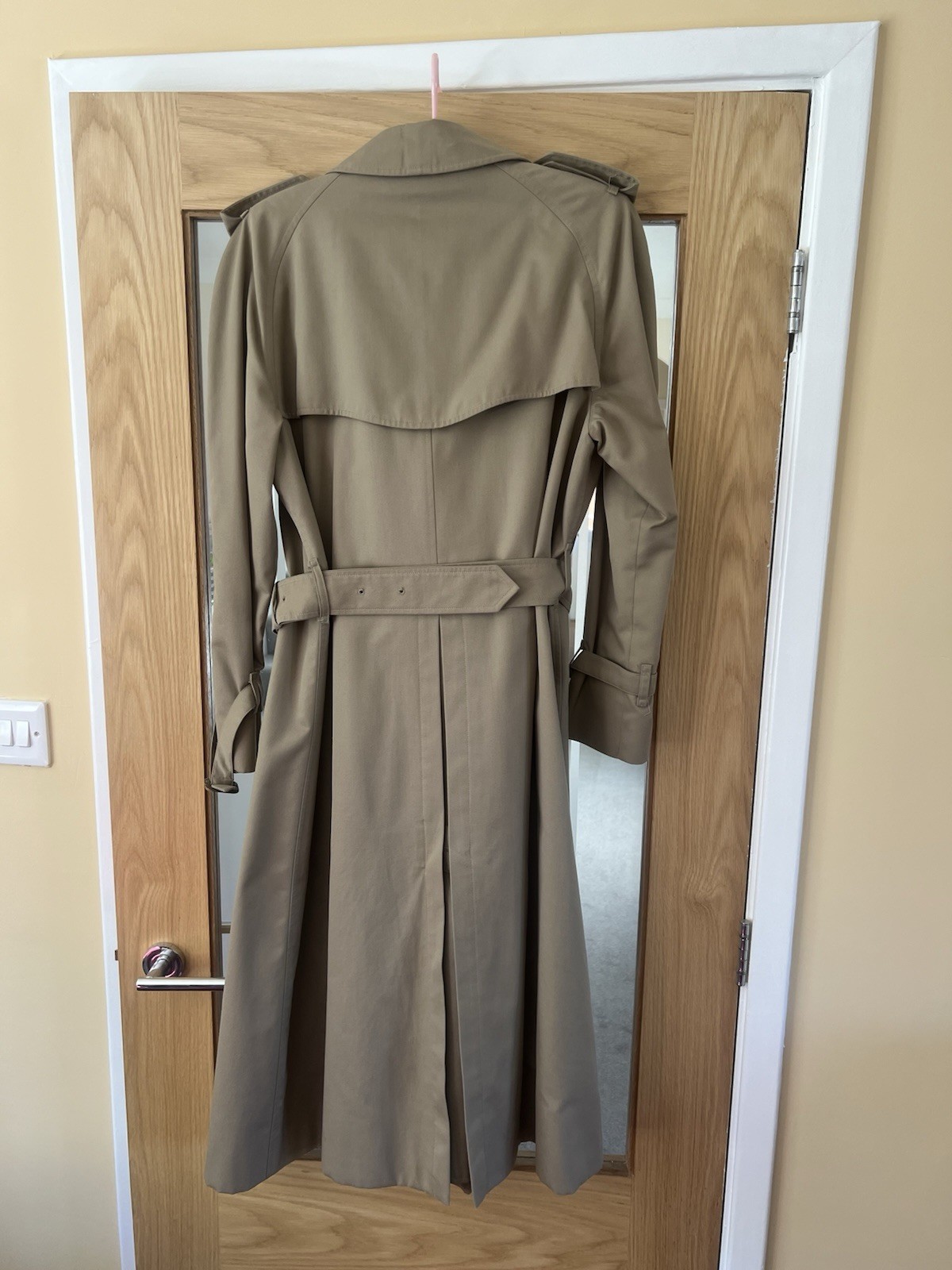 Vintage Women’s Burberry Nova Trench Coat, Size 10 Petite, Worn Twice image 2
