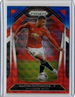 #ad MASON GREENWOOD 2020 21 Prizm Soccer EPL #15 RED WHITE BLUE Manchester United $2.99