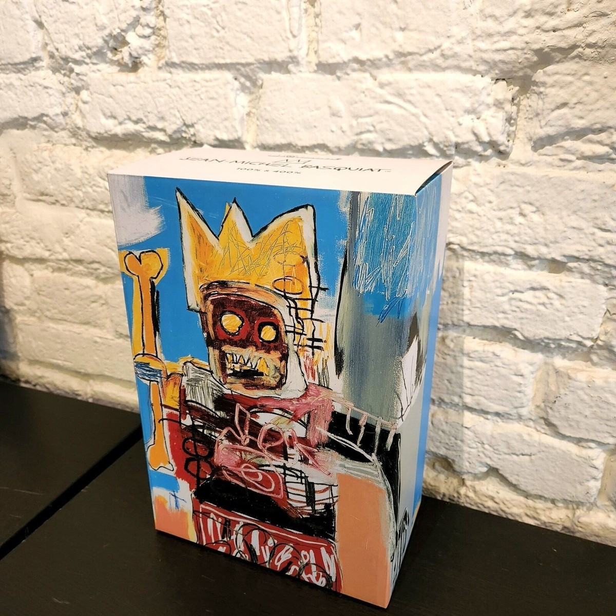 Jean-Michel Basquiat #6 Bearbrick Set 400% & 100% - Medicom BE