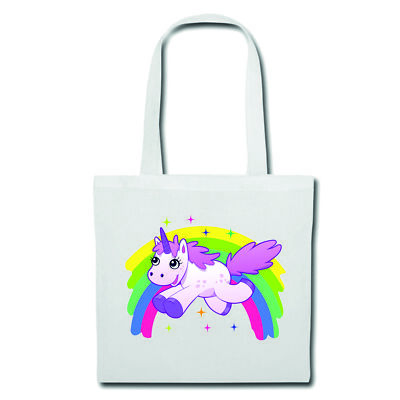 Tasche Beutel Baumwolltasche Einhorn Unicorn Fabelwesen Pferd Ziege Licorne Unic