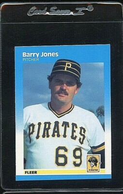 1987 FLEER GLOSSY #611 BARRY JONES ROOKIE RC PITTSBURGH PIRATES | eBay