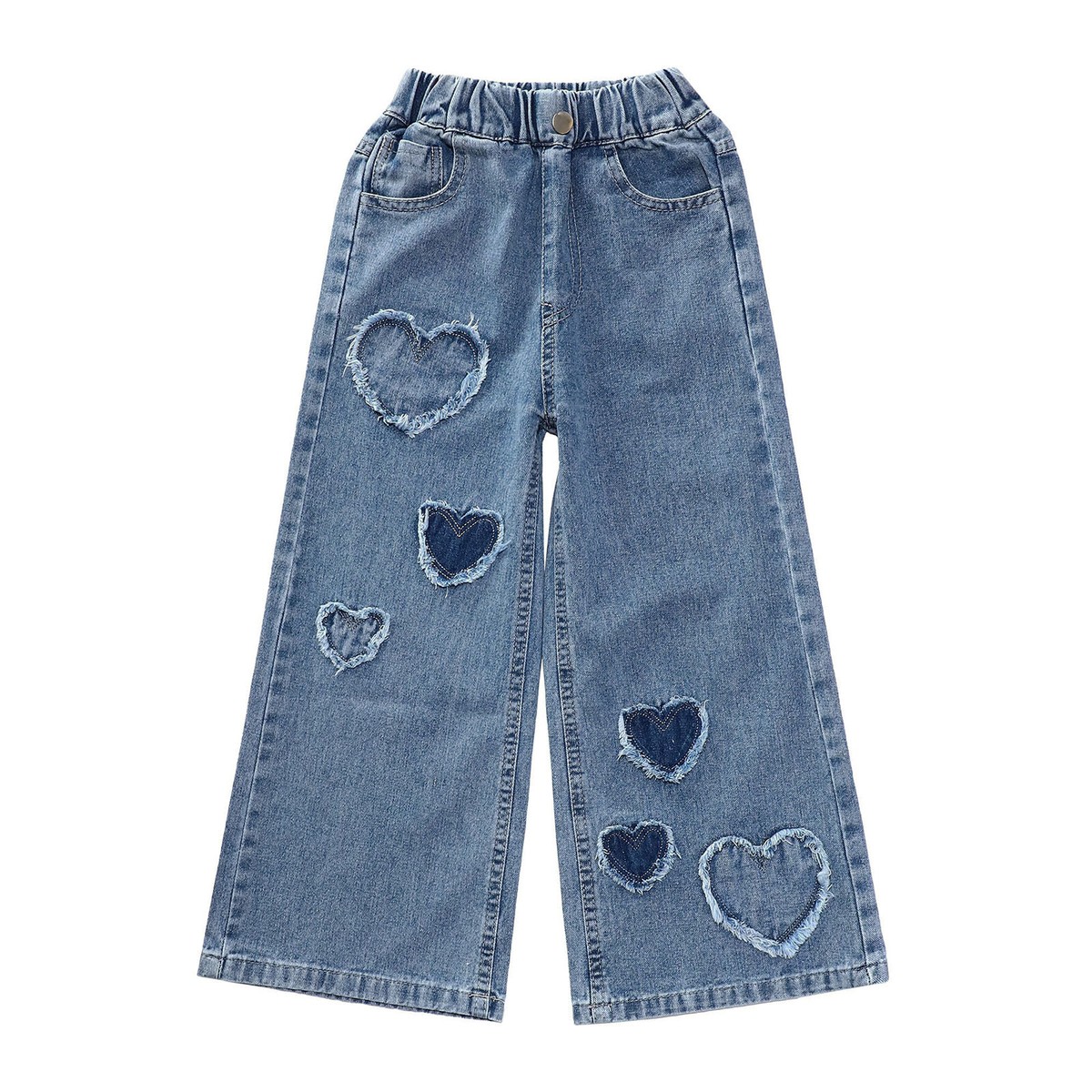 Baggy Jeans Jungen - Elastische Taillenbund Denim Hose Im Loose Fit Style