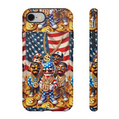 Phone cases, American patriotic hip hop design, Tough Phone Covers, Protective
