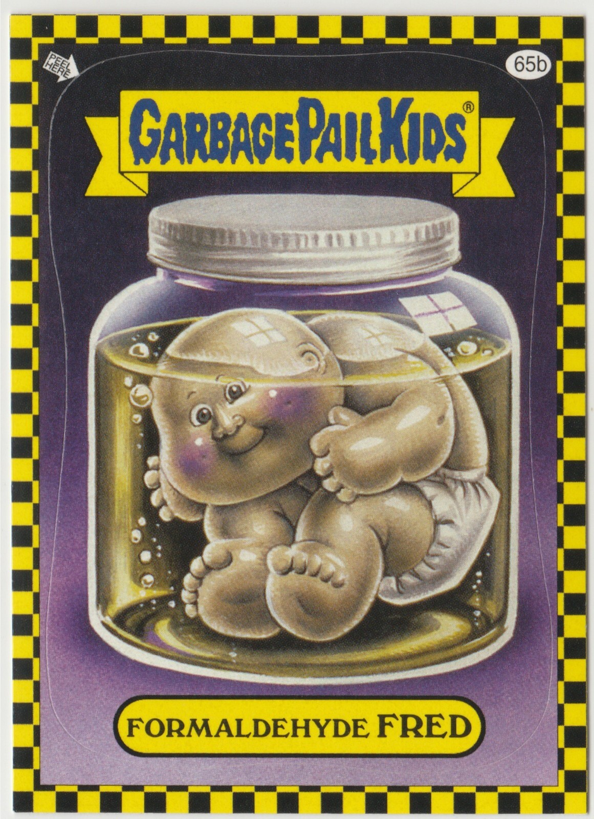 Formaldehyde Fred #65b Lost Garbage Pail Kids GPK 2010 Flashback Series 1 FB1