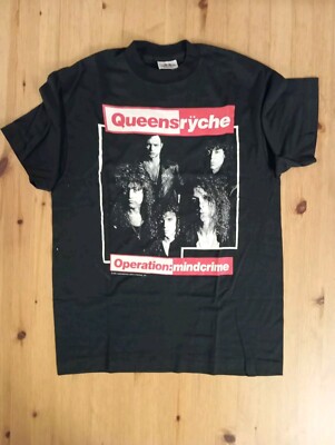 Queensryche offizielles 1988 'Operation Mindcrime' T-Shirt Large