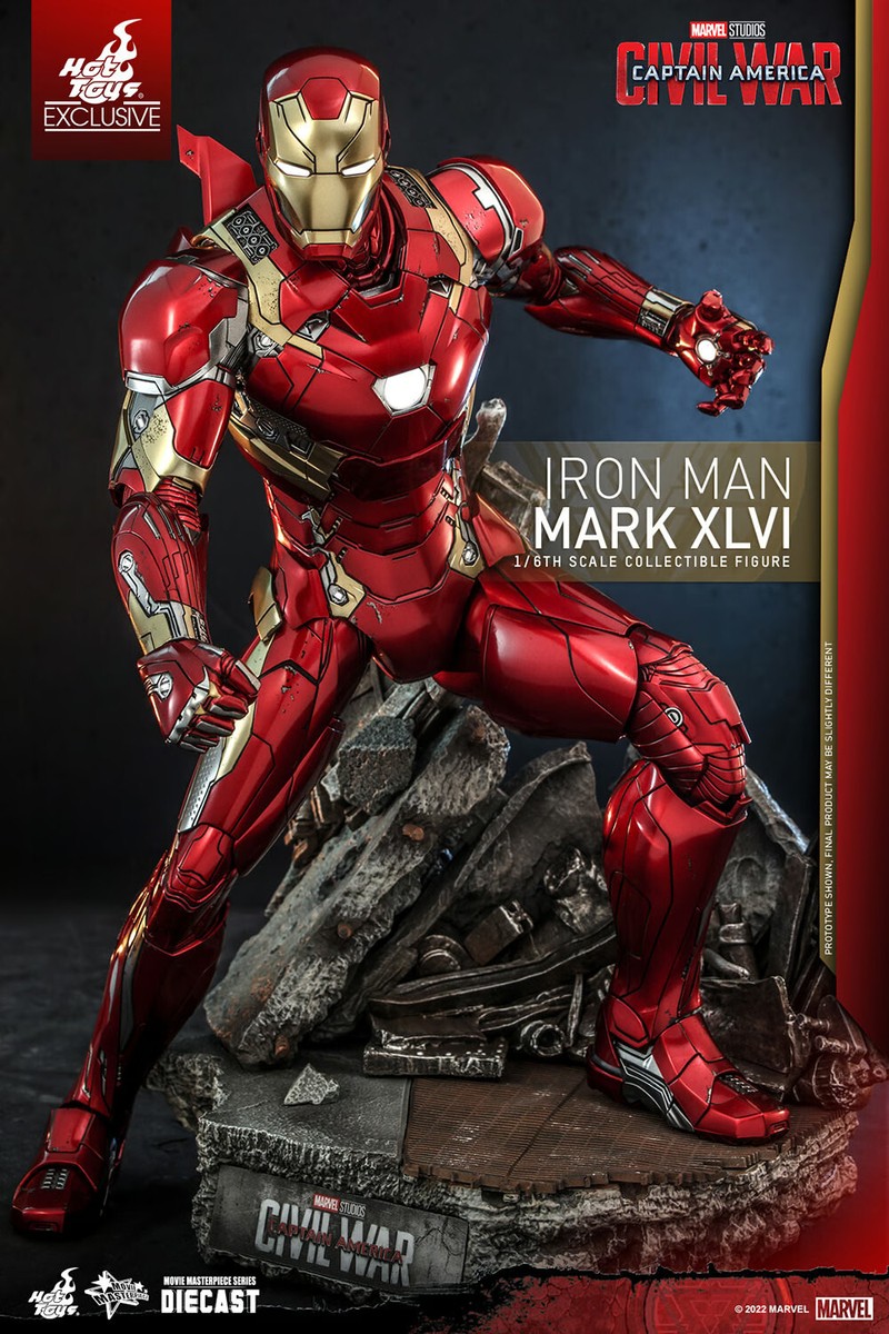 Hot Toys Captain America Civil War Iron Man Mk XLVI 46 1/6 Scale