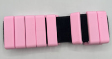 Adjustable Wrist Ankle Weights 2lbs Total 1lb Each Workout Leg Weights Pink