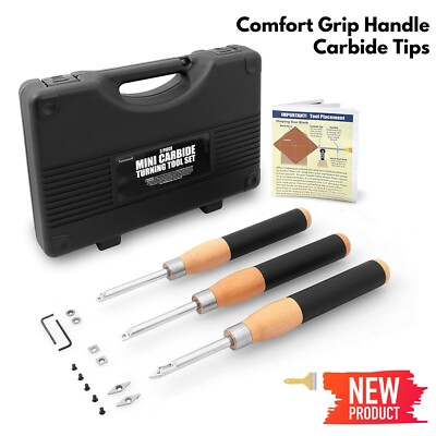 Woodturning Tool Carbide Tip Cutter Replace Insert Bits Lathe Chisel Woodworking