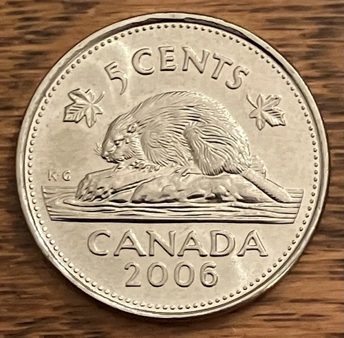 2006-P Canada 5 Cents — photo from the most recent tracked eBay sale