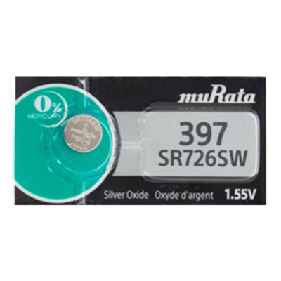 1 Murata Silver Oxide 397 1.55V Battery - Replaces Sony