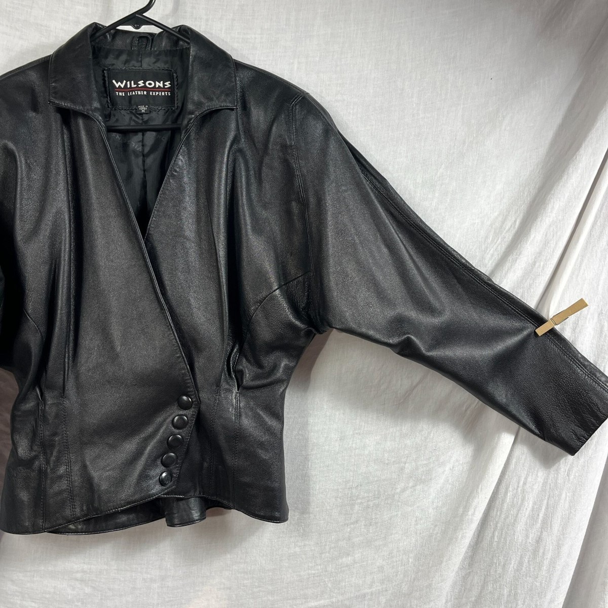 KURO ZIP UP DOLMAN SLEEVE BLOUSON dolman sleeve leather blouson