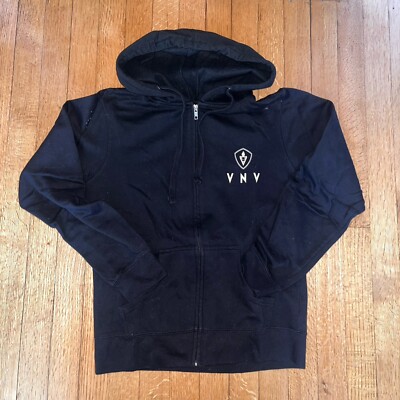 VNV Nation Hoodie Hooded Sweatshirt Zip Up Jacket Wmn Small I Want Control Goth