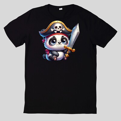 T-Shirt Niedliche Tierpiraten Baumwolle Fun Spaß Sprüche Lustig Cartoon