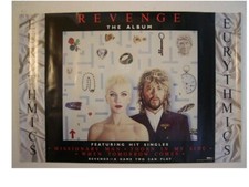 The Eurythmics Poster Annie Lennox Dave Stewart Old