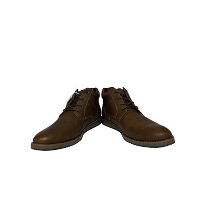 NEW! Nunn Bush DC Circuit Plain Toe Chukka Boot Brown Men display picture 3
