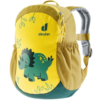 Deuter Pico Kinder-Rucksack Kinderrucksack Tagesrucksack Tier Dinosaurier Gelb - Bild 1 von 4