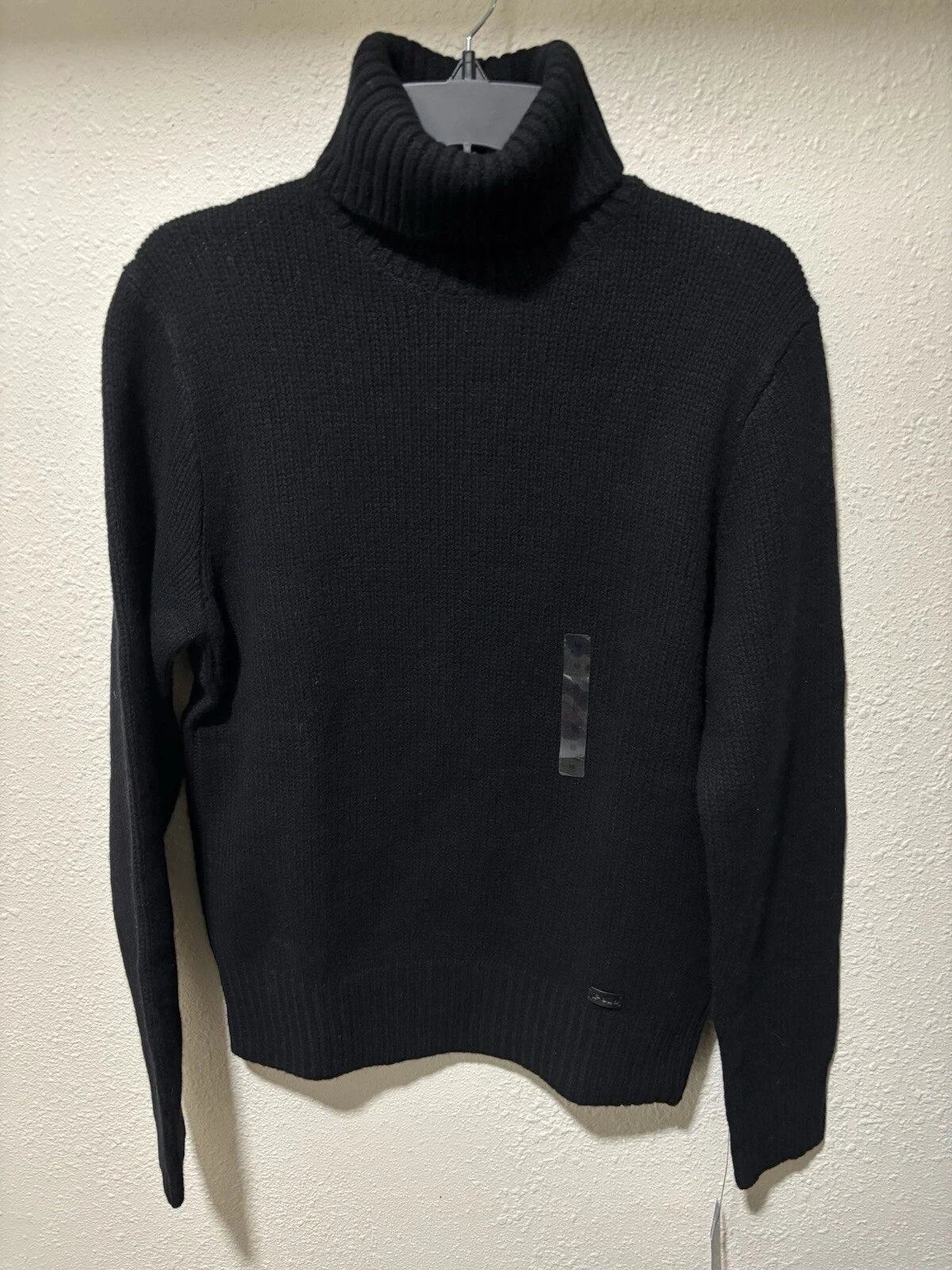 Polo Ralph Lauren Men’s Wool Cashmere Turtleneck Sweater Black Size Medium NWT