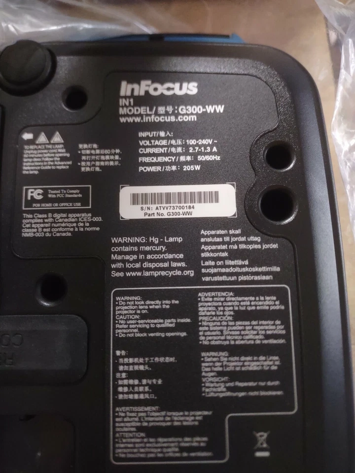 InFocus IN1 Projector - Image 4 of 4