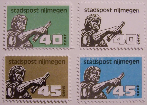 Netherlands Local mail 1987 - 4 stamps Emperor Trajan