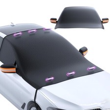 Four Seasons Half Car Cover with Thickened Oxford Cloth Material Dust Cover