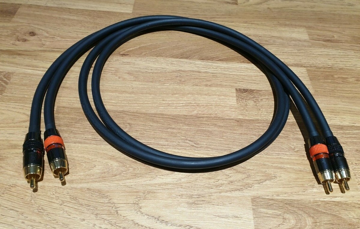 COPPIA CAVI DI SEGNALE AUDIO SOMMER SPIRIT LLX RCA PLACCATI HI FI - Foto 2