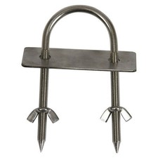 BBQ SPIT ROTISSERIE HOG ROAST BACK BRACE BRACKET STAINLESS STEEL