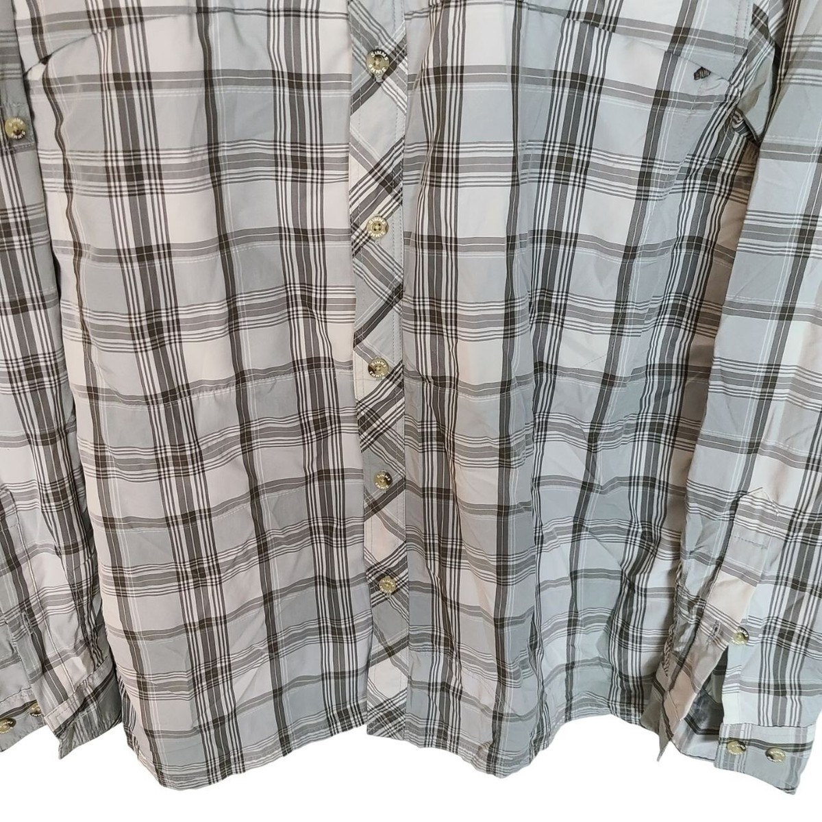 Simms Guide Series Caban Homme M Bleu Gris à Carreaux - Solide, état Très Bon