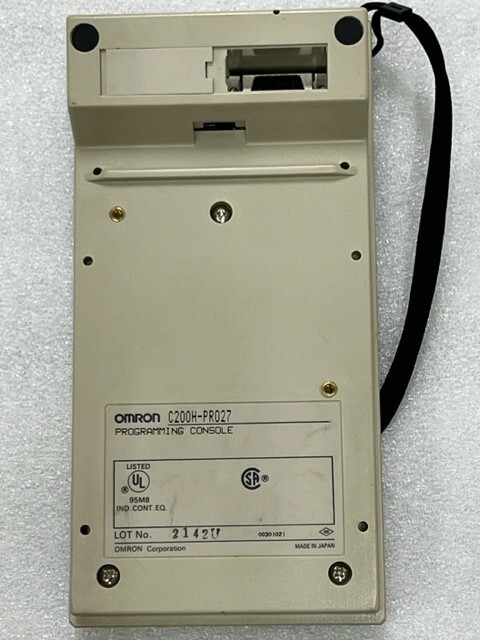 Omron C200H-PR027 PLC Programming Console Used | eBay Omron C200H-PR027 PLC Programming Console Used | eBay