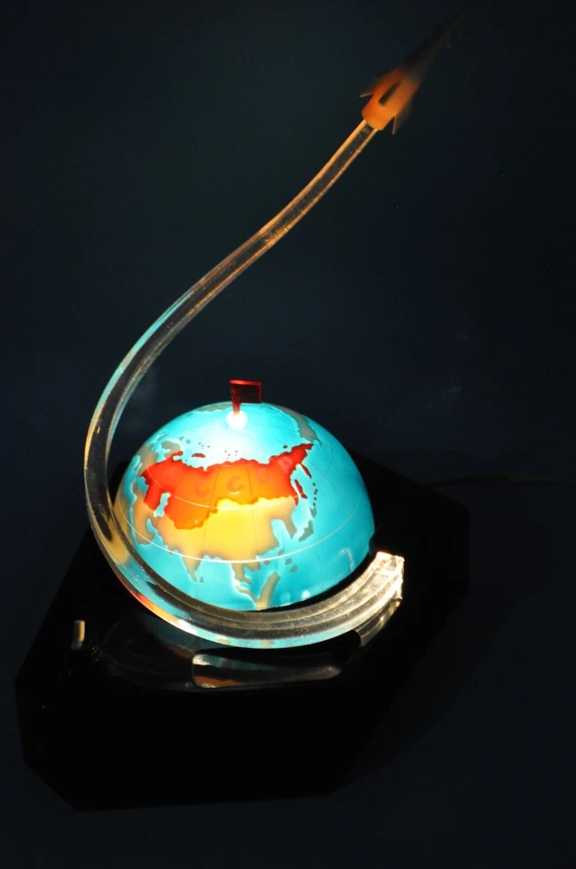 老式太空火箭台灯夜灯太空程序地球大豆苏维埃美国 — 第 4/4 张图片