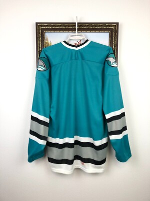 Vintage des années 90 San Jose Sharks Hockey LNH T-shirt