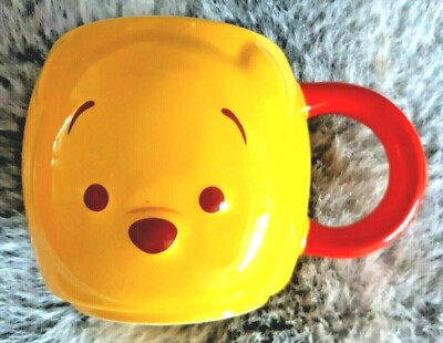 Disney Store Winnie Puuh Fass Becher Pooh Bär 3D Gesicht 100% Original, makellos